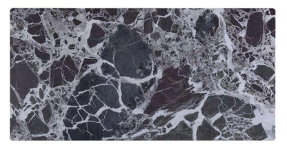 Lilola Home - Landon Coffee Table with Glass Black Marble Texture Top and Bent Wood Design - 98018 veiw 4