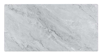 Lilola Home - Landon Coffee Table with Glass Gray Marble Texture Top and Bent Wood Design - 98019 veiw 4