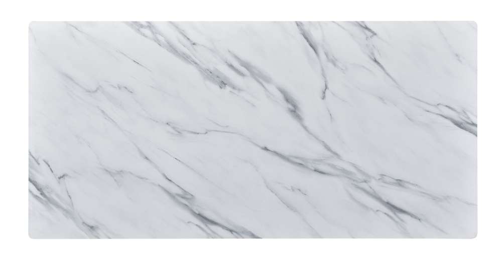 Lilola Home - Landon Coffee Table with Glass White Marble Texture Top and Bent Wood Design - 98017 veiw 4