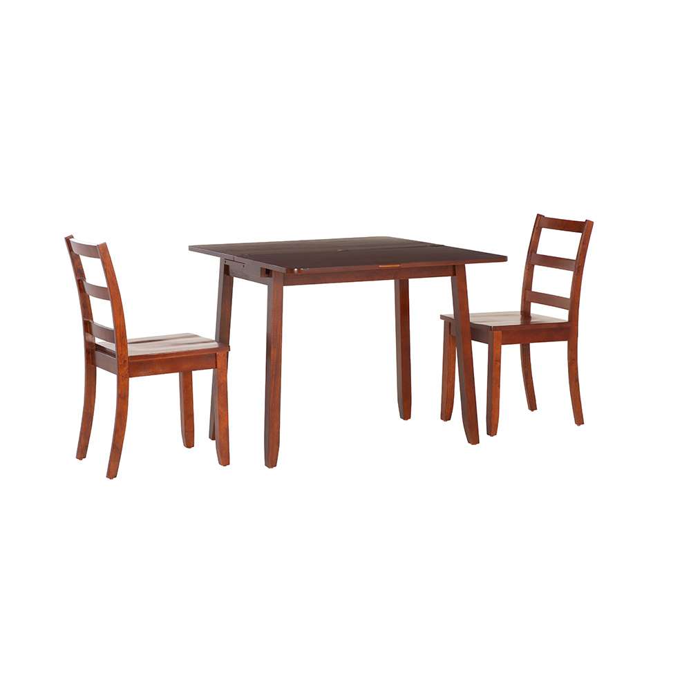 Linon Home Decor - Brenton 3Pc Folding Dining Set Brown - DT105BRWN01U veiw 1