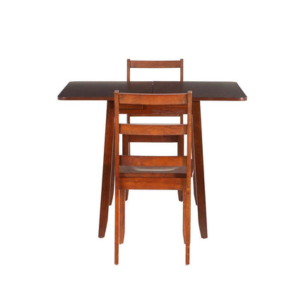 Linon Home Decor - Brenton 3Pc Folding Dining Set Brown - DT105BRWN01U veiw 3