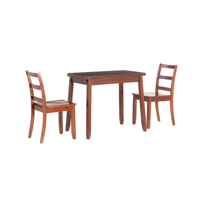 Linon Home Decor - Brenton 3Pc Folding Dining Set Brown - DT105BRWN01U veiw 9