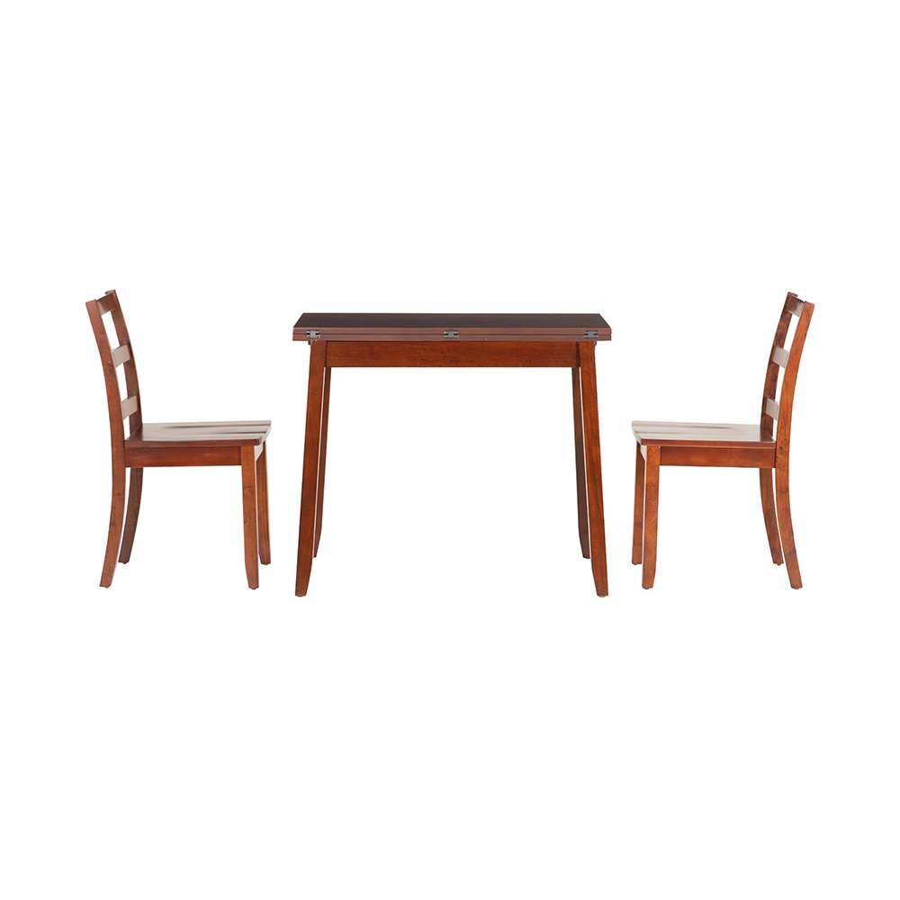 Linon Home Decor - Brenton 3Pc Folding Dining Set Brown - DT105BRWN01U veiw 10