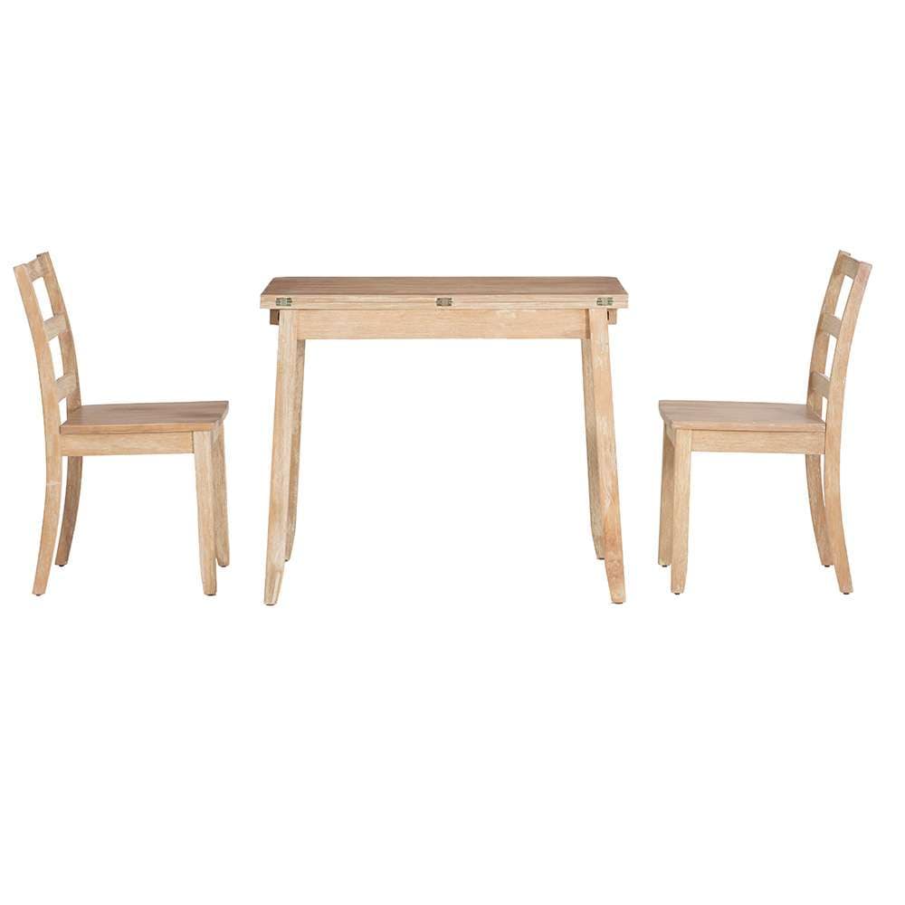 Linon Home Decor - Brenton 3Pc Folding Dining Set Grey Wash - DT105GWSH01U veiw 10