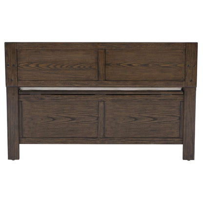 Linon Home Decor - Carlton Bench Rustic Umber Brown - BH213BRN01KDU veiw 5
