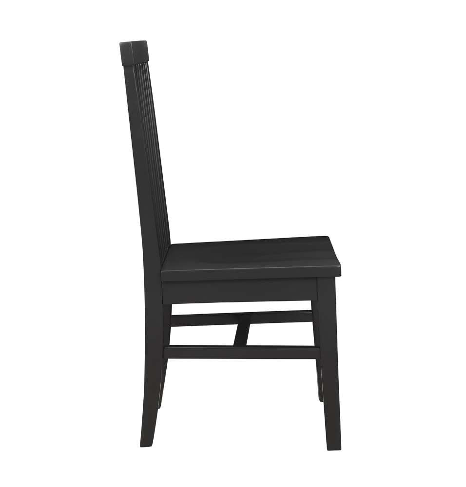 Linon Home Decor - Percival Side Chair Black (Set of 2) - CH246BLK02KD veiw 3