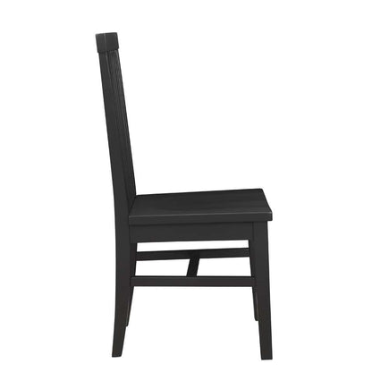 Linon Home Decor - Percival Side Chair Black (Set of 2) - CH246BLK02KD veiw 3