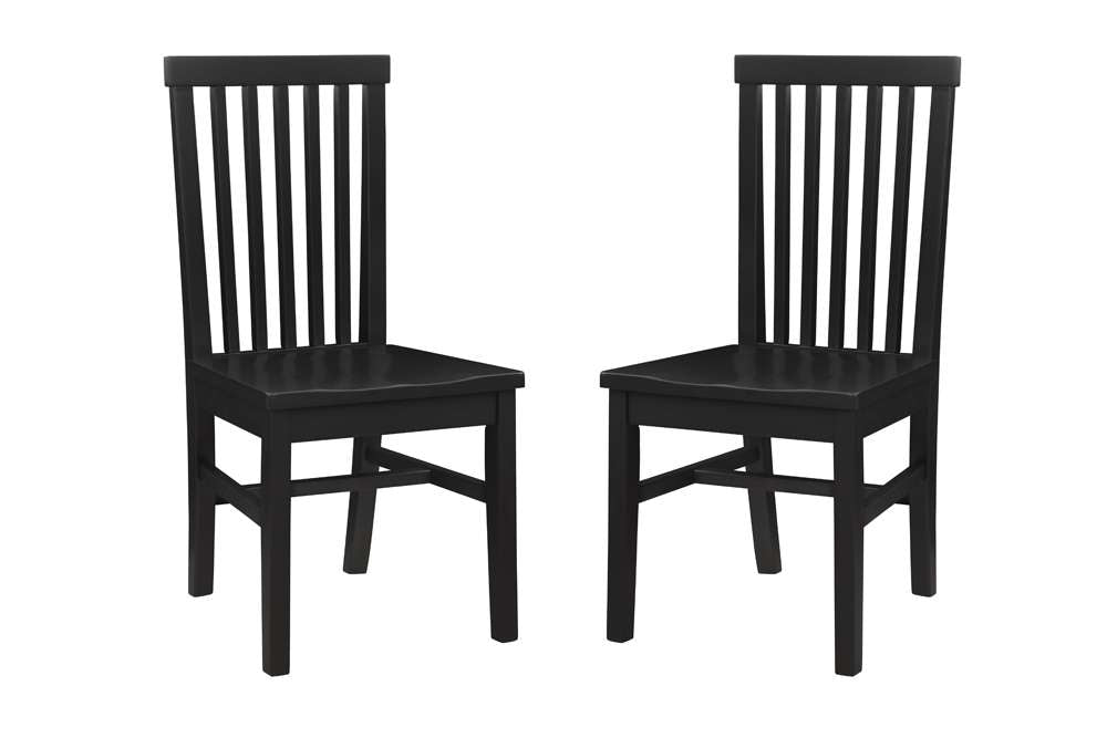 Linon Home Decor - Percival Side Chair Black (Set of 2) - CH246BLK02KD veiw 7