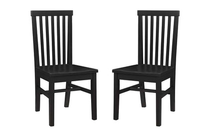 Linon Home Decor - Percival Side Chair Black (Set of 2) - CH246BLK02KD veiw 7