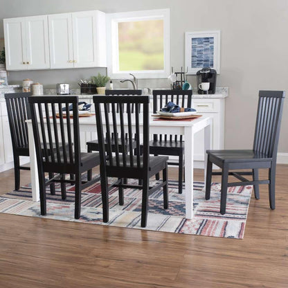 Linon Home Decor - Percival Side Chair Black (Set of 2) - CH246BLK02KD veiw 9