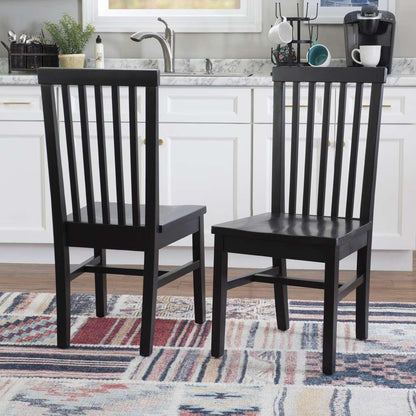 Linon Home Decor - Percival Side Chair Black (Set of 2) - CH246BLK02KD veiw 10