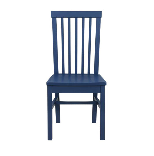 Linon Home Decor - Percival Side Chair Navy (Set of 2) - CH246NVY02KD veiw 2