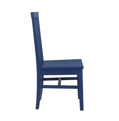 Linon Home Decor - Percival Side Chair Navy (Set of 2) - CH246NVY02KD veiw 3