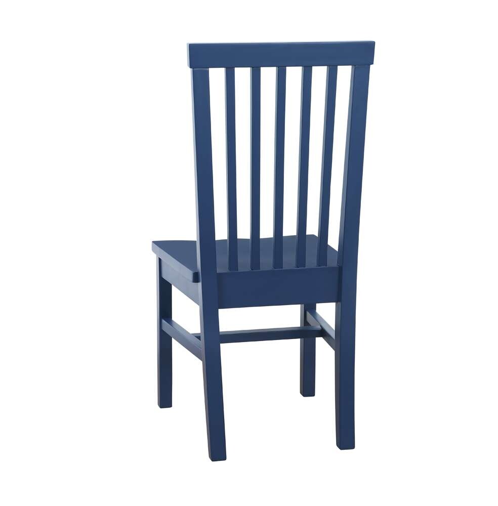 Linon Home Decor - Percival Side Chair Navy (Set of 2) - CH246NVY02KD veiw 4