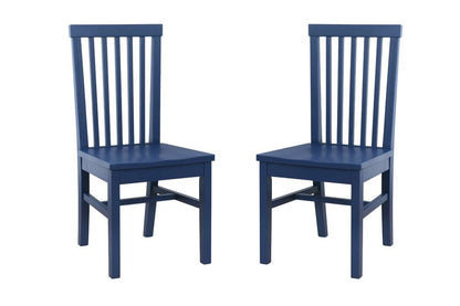 Linon Home Decor - Percival Side Chair Navy (Set of 2) - CH246NVY02KD veiw 7