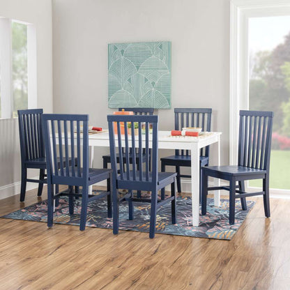 Linon Home Decor - Percival Side Chair Navy (Set of 2) - CH246NVY02KD veiw 8