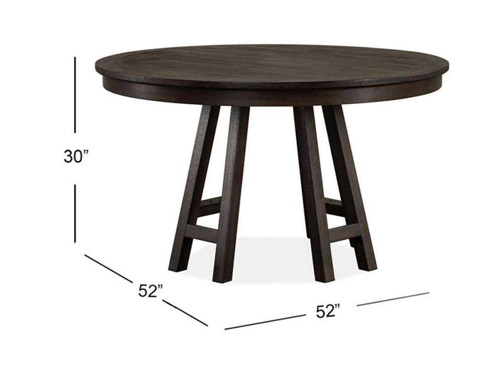 Magnussen- Westley Falls - Wood 52in Round Dining Table KD -D4399-27 veiw 6
