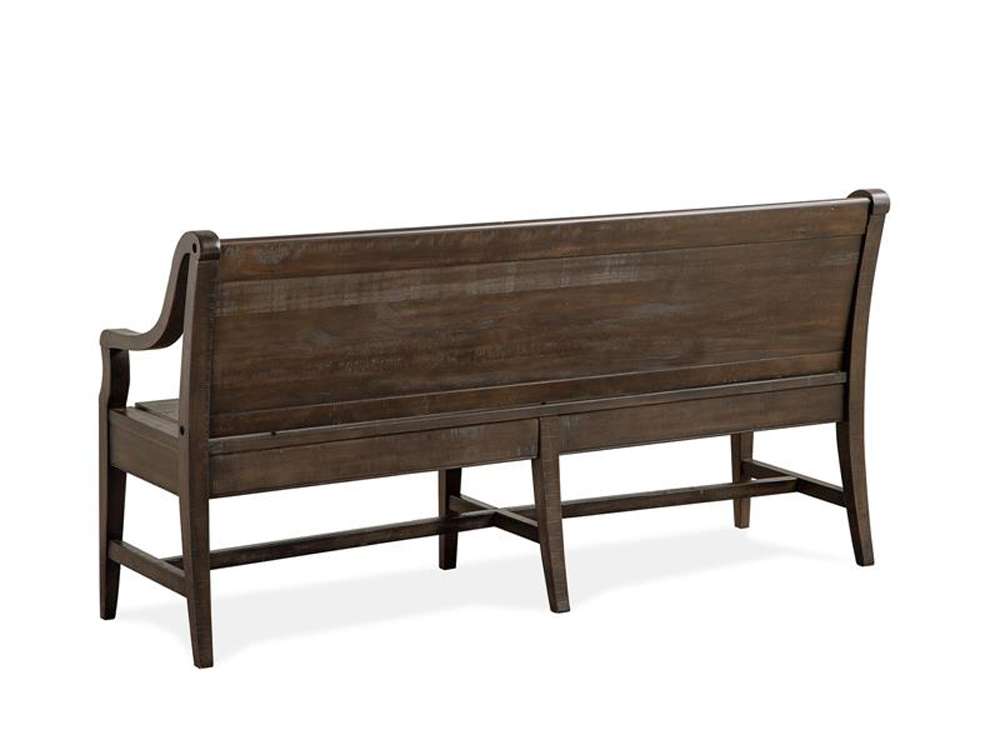Magnussen- Westley Falls - Wood Bench w/Back KD -D4399-79 veiw 8