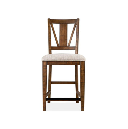 Magnussen- Bay Creek - Wood Counter Chair w/Upholstered Seat (Set of 2) KD -D4398-82 veiw 1