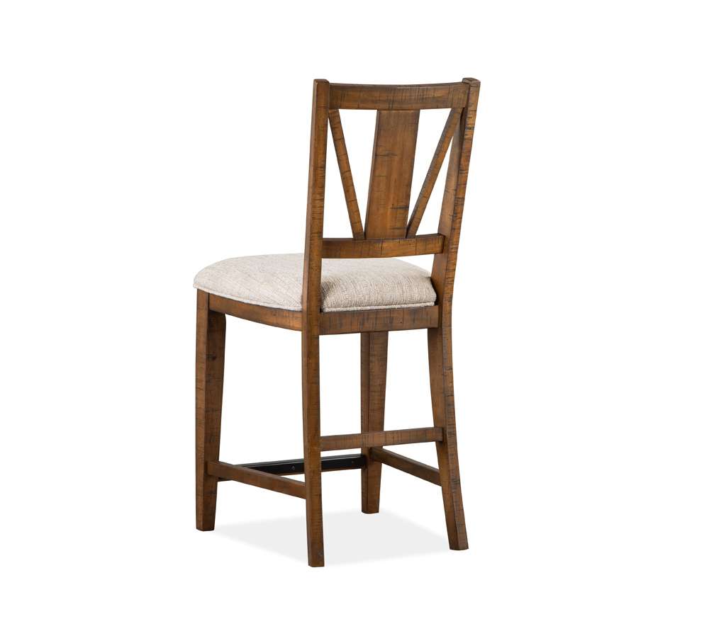 Magnussen- Bay Creek - Wood Counter Chair w/Upholstered Seat (Set of 2) KD -D4398-82 veiw 3