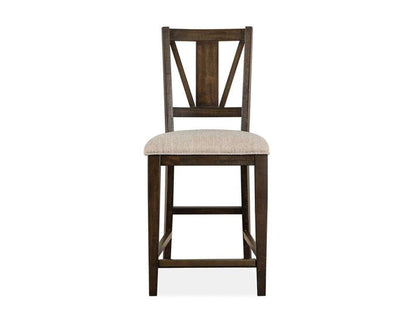 Magnussen- Westley Falls - Wood Counter Chair w/Upholstered Seat (Set of 2) KD -D4399-82 veiw 5