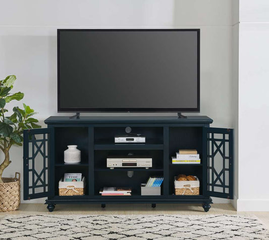 Martin Svensson Home -  Elegant 2 Door TV Stand, Catalina Blue - 910195 veiw 2