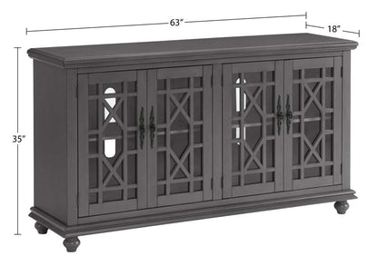 Martin Svensson Home -  Elegant 2 Door TV Stand, Catalina Blue - 910195 veiw 7