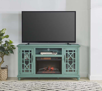 Martin Svensson Home -  Elegant 2 Door TV Stand, Antique Teal - 910191 veiw 3