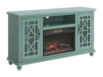 Martin Svensson Home -  Elegant 2 Door TV Stand, Antique Teal - 910191 veiw 5