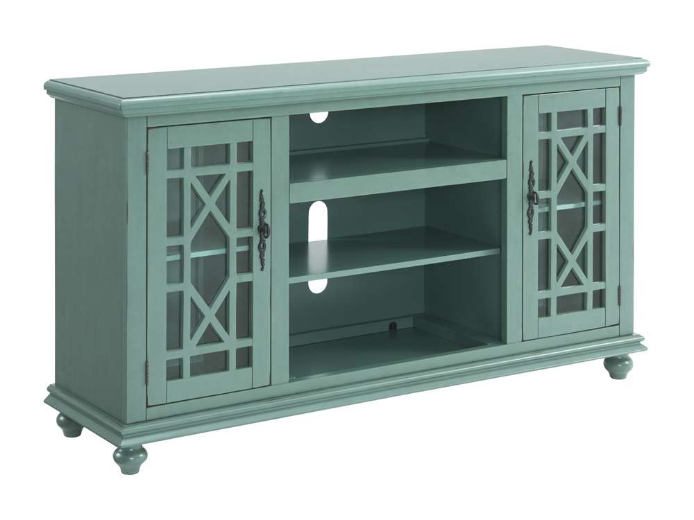 Martin Svensson Home -  Elegant 2 Door TV Stand, Antique Teal - 910191 veiw 6