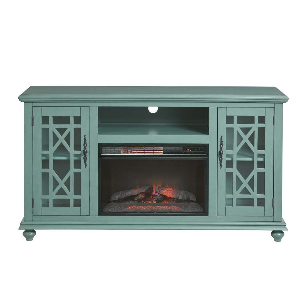 Martin Svensson Home -  Elegant 2 Door TV Stand, Antique Teal - 910191 veiw 7