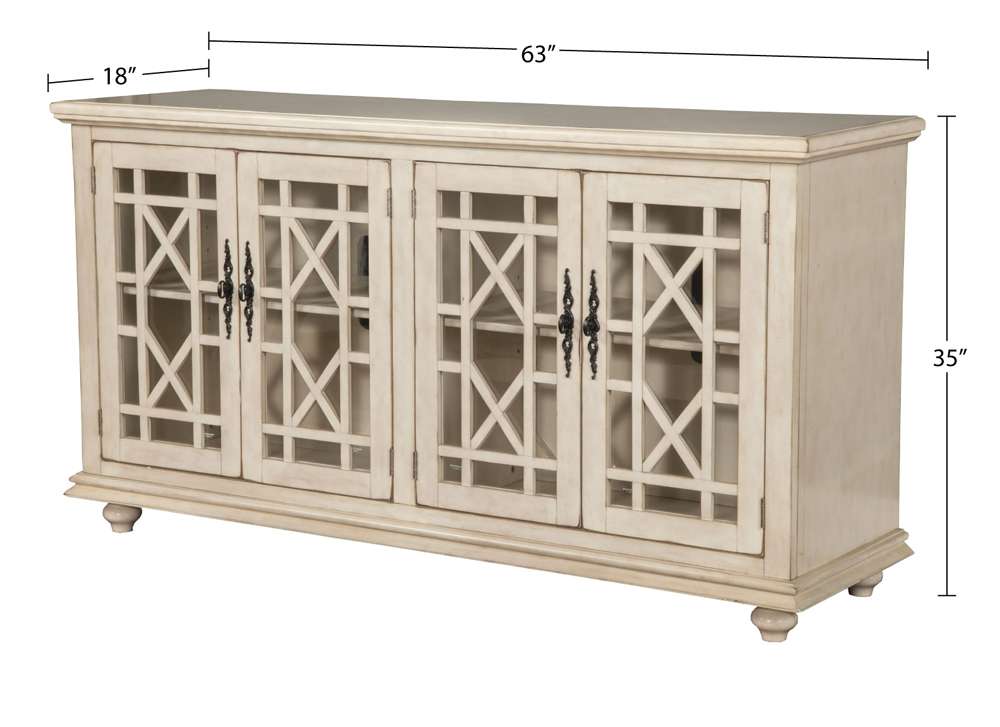Martin Svensson Home -  Elegant 2 Door TV Stand, Antique Teal - 910191 veiw 9
