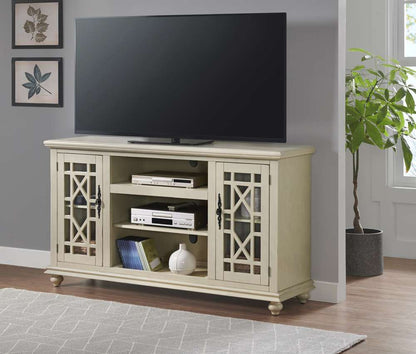 Martin Svensson Home -  Elegant 2 Door TV Stand, Antique White - 910193 veiw 1