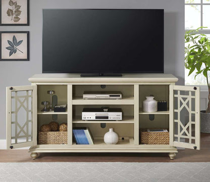Martin Svensson Home -  Elegant 2 Door TV Stand, Antique White - 910193 veiw 2