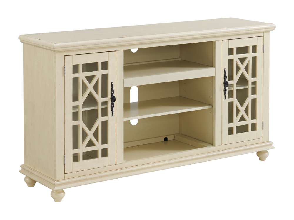 Martin Svensson Home -  Elegant 2 Door TV Stand, Antique White - 910193 veiw 4