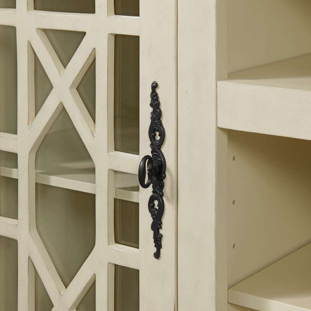 Martin Svensson Home -  Elegant 2 Door TV Stand, Antique White - 910193 veiw 5