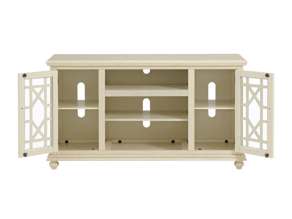 Martin Svensson Home -  Elegant 2 Door TV Stand, Antique White - 910193 veiw 6