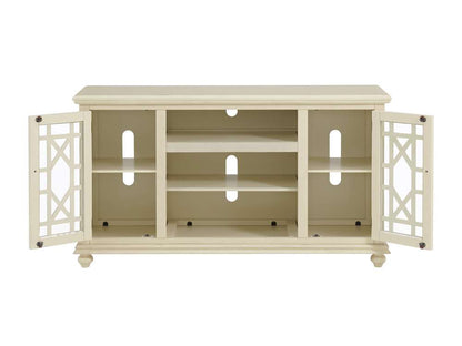 Martin Svensson Home -  Elegant 2 Door TV Stand, Antique White - 910193 veiw 6