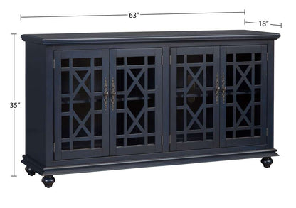 Martin Svensson Home -  Elegant 2 Door TV Stand, Antique White - 910193 veiw 7