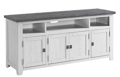 Martin Svensson Home -  Foundry 65in TV Stand, White Stain with Grey Top - 90925 veiw 5