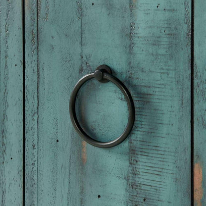 Martin Svensson Home -  Garden District Solid Wood TV Stand, Rustic Turquoise - 909181 veiw 2