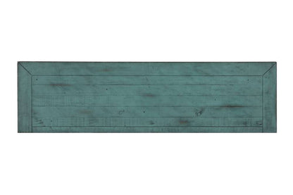 Martin Svensson Home -  Garden District Solid Wood TV Stand, Rustic Turquoise - 909181 veiw 7