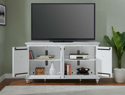Martin Svensson Home -  Garden District Solid Wood TV Stand, Rustic White - 909183 veiw 3