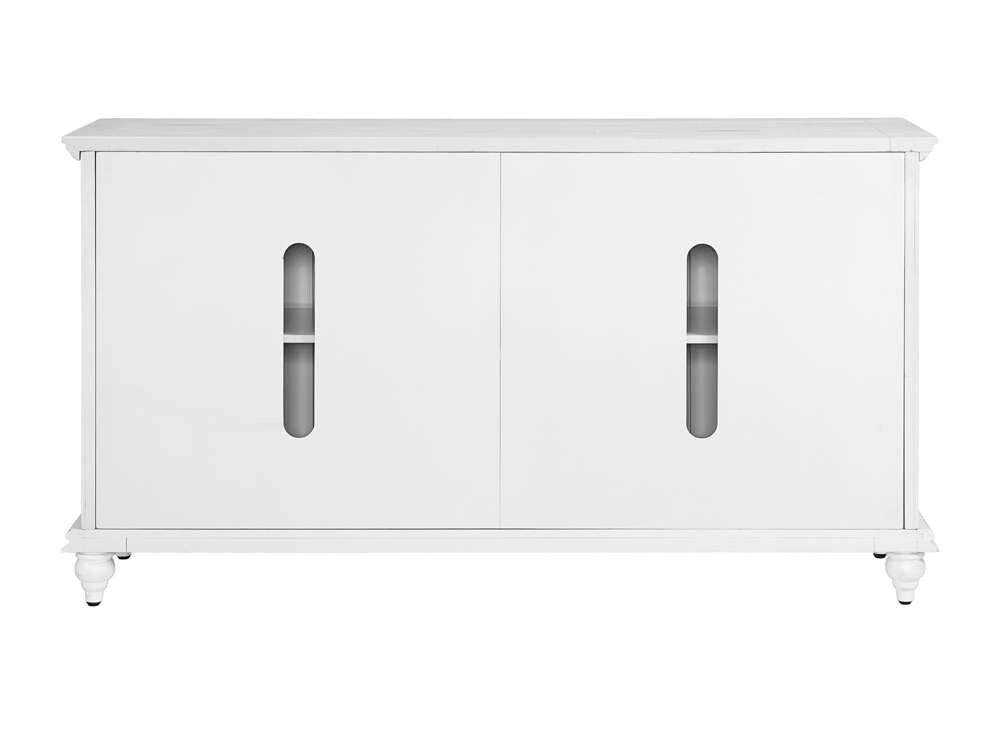 Martin Svensson Home -  Garden District Solid Wood TV Stand, Rustic White - 909183 veiw 5