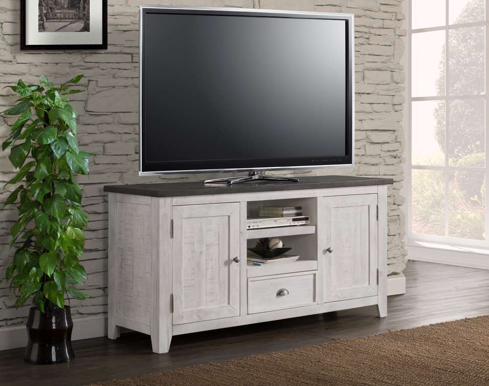Martin Svensson Home -  Monterey TV Stand, White with Grey Top - 909805 veiw 2