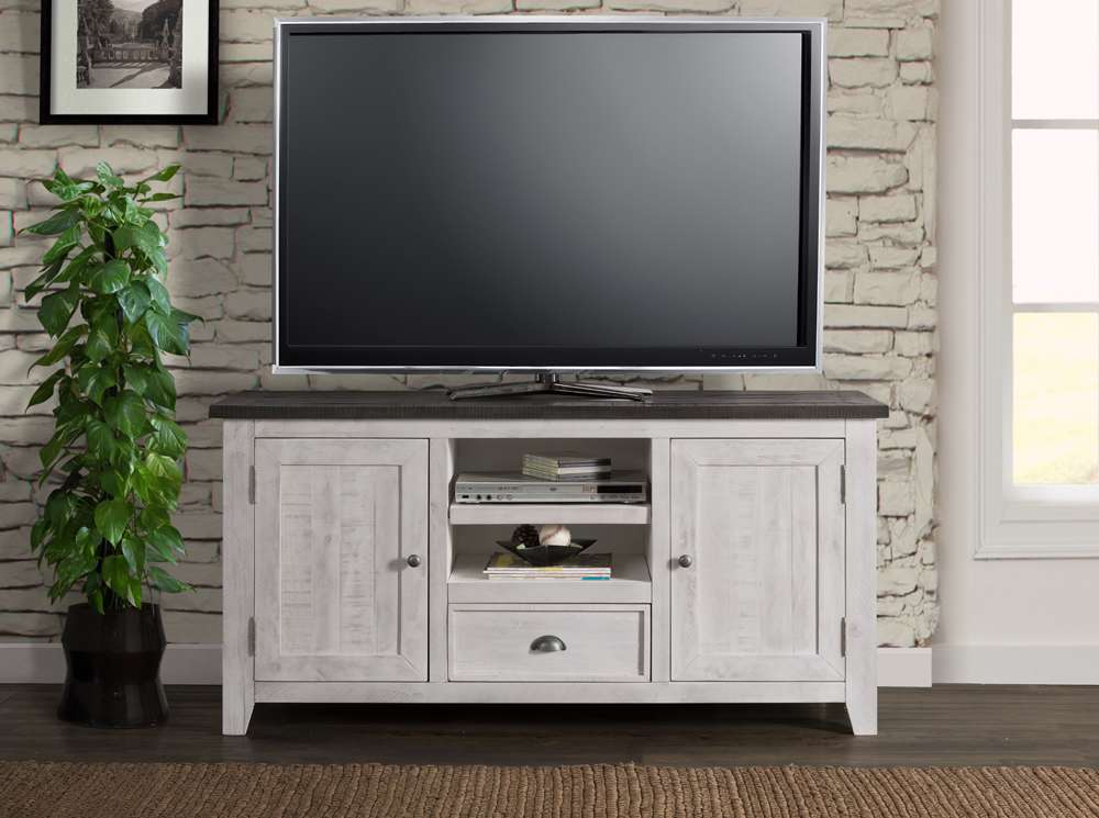 Martin Svensson Home -  Monterey TV Stand, White with Grey Top - 909805 veiw 4