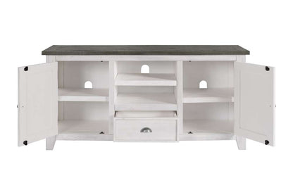 Martin Svensson Home -  Monterey TV Stand, White with Grey Top - 909805 veiw 5