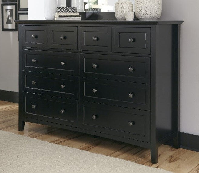 Modus Furniture - Paragon Eight Drawer Dresser in Black - 4N0282 veiw 1