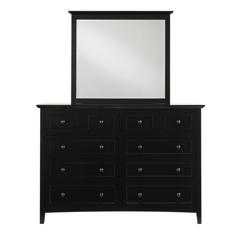 Modus Furniture - Paragon Eight Drawer Dresser in Black - 4N0282 veiw 3