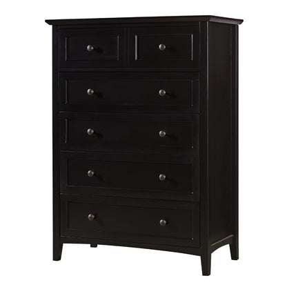 Modus Furniture - Paragon Five Drawer Chest in Black - 4N0284 veiw 2